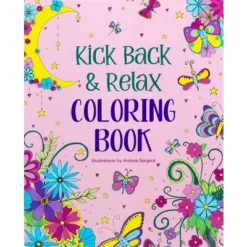 Kick Back & Relax Coloring Book - By Andrea Sargent (Paperback) -Book GUEST 0dcce21e c601 40f7 9dad e928a2281363