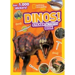 Dinos ( Ng Sticker Activity Books) (Paperback) By National Geographic Society (U.S.)