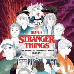 Stranger Things: The Official Coloring Book, Season 4 - By Netflix (Paperback)