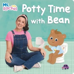 Potty Time With Bean - By Ms. Rachel (Board Book)