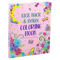 Kick Back & Relax Coloring Book - By Andrea Sargent (Paperback)