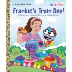 Frankie's Train Day! (Ms. Rachel) - (Little Golden Book) By MS Rachel (Hardcover)