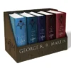 A Game Of Thrones Leather-Cloth Boxed Set - (Song Of Ice And Fire) By George R R Martin (Mixed Media Product)