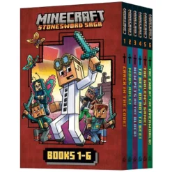 Minecraft Stonesword Saga Chapter Book Boxed Set (Minecraft Stonesword Saga) - By Nick Eliopulos (Mixed Media Product)