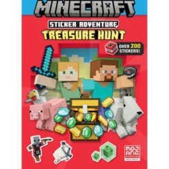 Minecraft Sticker Adventure: Treasure Hunt (Minecraft) - By Random House (Paperback)