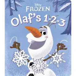 Olaf's 1-2-3 (Disney Frozen) (Illustrator) (Board Book) By Olga Mosqueda RH Disney