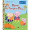 Peppa's Pumpkin Day - By Golden Books (Hardcover)