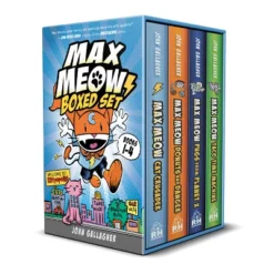 Max Meow Boxed Set: Welcome To Kittyopolis (Books 1-4) - By John Gallagher (Mixed Media Product)