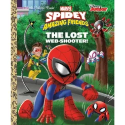 The Lost Web-Shooter! (Marvel Spidey And His Amazing Friends) - (Little Golden Book) By Golden Books (Hardcover)