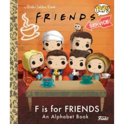 F Is For Friends: An Alphabet Book (Funko Pop!) - (Little Golden Book) By Mary Man-Kong (Hardcover)