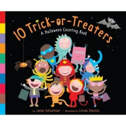 10 Trick-or-Treaters: A Halloween Counting Book (Hardcover) By Janet Schulman