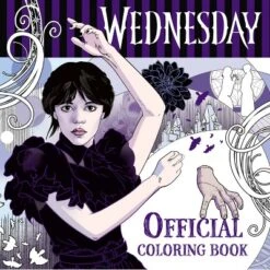Wednesday Adult Coloring Book -by Random House (Papreback)