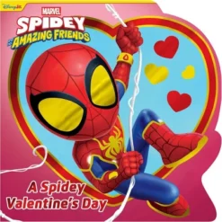 Spidey And His Amazing Friends: A Spidey Valentine's Day - By Steve Behling (Board Book)