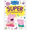 Peppa Pig Super Sticker Book By Golden Books (Paperback)
