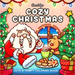 Cozy Christmas - (Cozy Spaces Coloring) - By Coco Wyo (Paperback)
