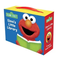 Elmo's Little Library ( Sesame Street) By Sarah Albee (Board Book)