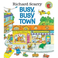 Richard Scarry's Busy, Busy Town ( Golden Look-Look Book) (Hardcover) By Richard Scarry