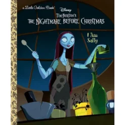 I Am Sally (Disney Tim Burton's The Nightmare Before Christmas) - (Little Golden Book) By Nicole Johnson (Hardcover)